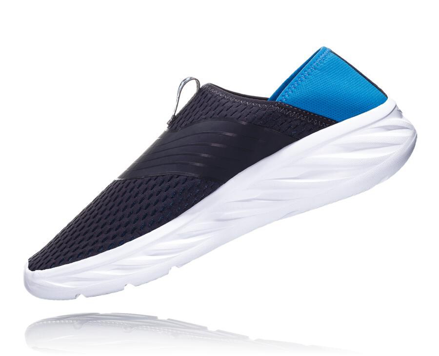 Hoka One One Sandaler Herre - Ora Porno - Mørkeblå/Hvide - 067194TOE